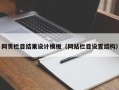 进贤网页栏目结果设计模板（网站栏目设置结构）